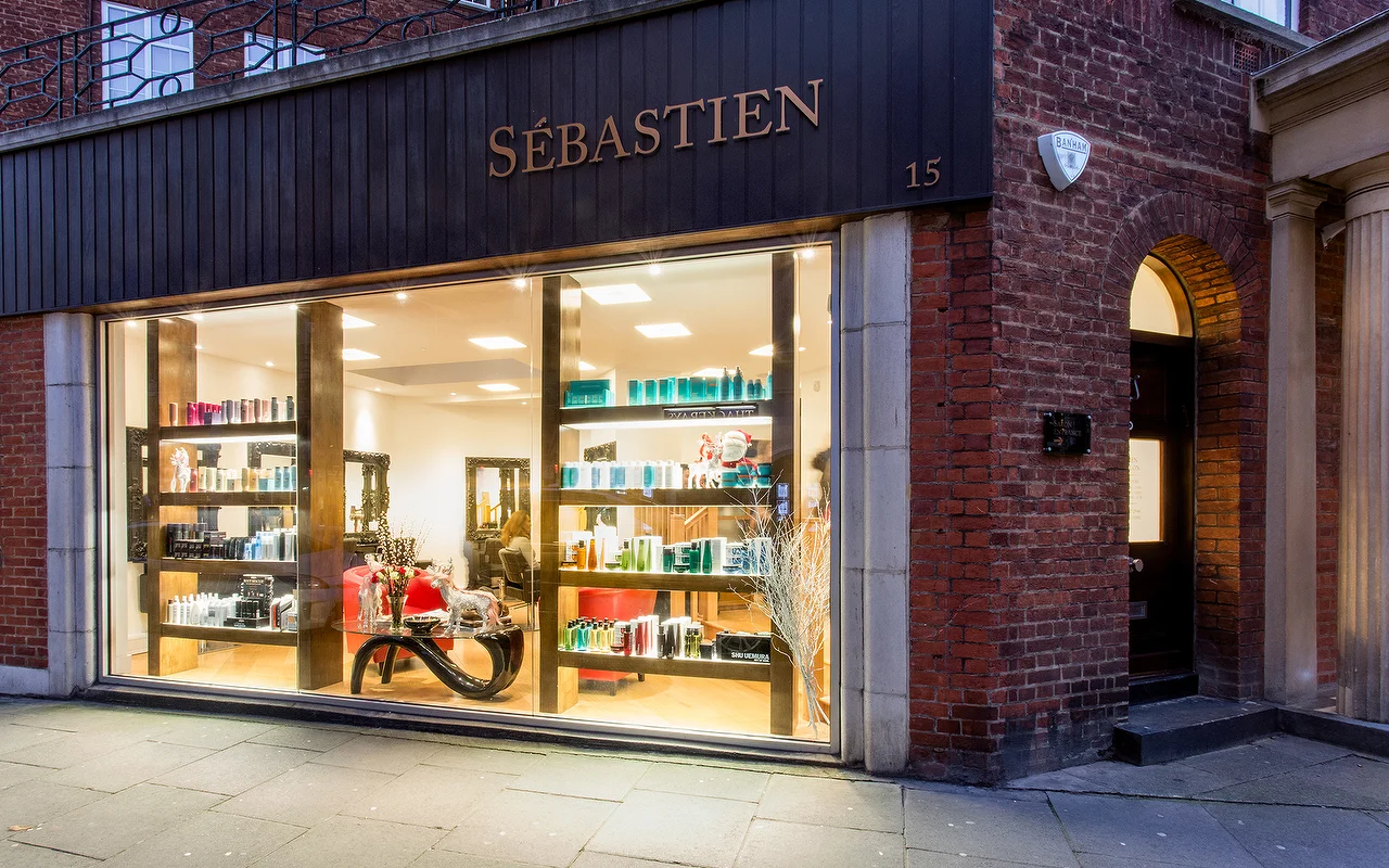 Exterior of Sébastien Hair Salon on Thackeray Street, Kensington